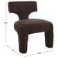 Safavieh Zalens Accent Chair in Warm Brown, , large