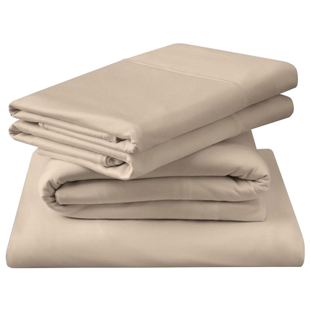 Tempur-Pedic Breeze 4-Piece Full Cooling Sheet Set in Sandstone, , large