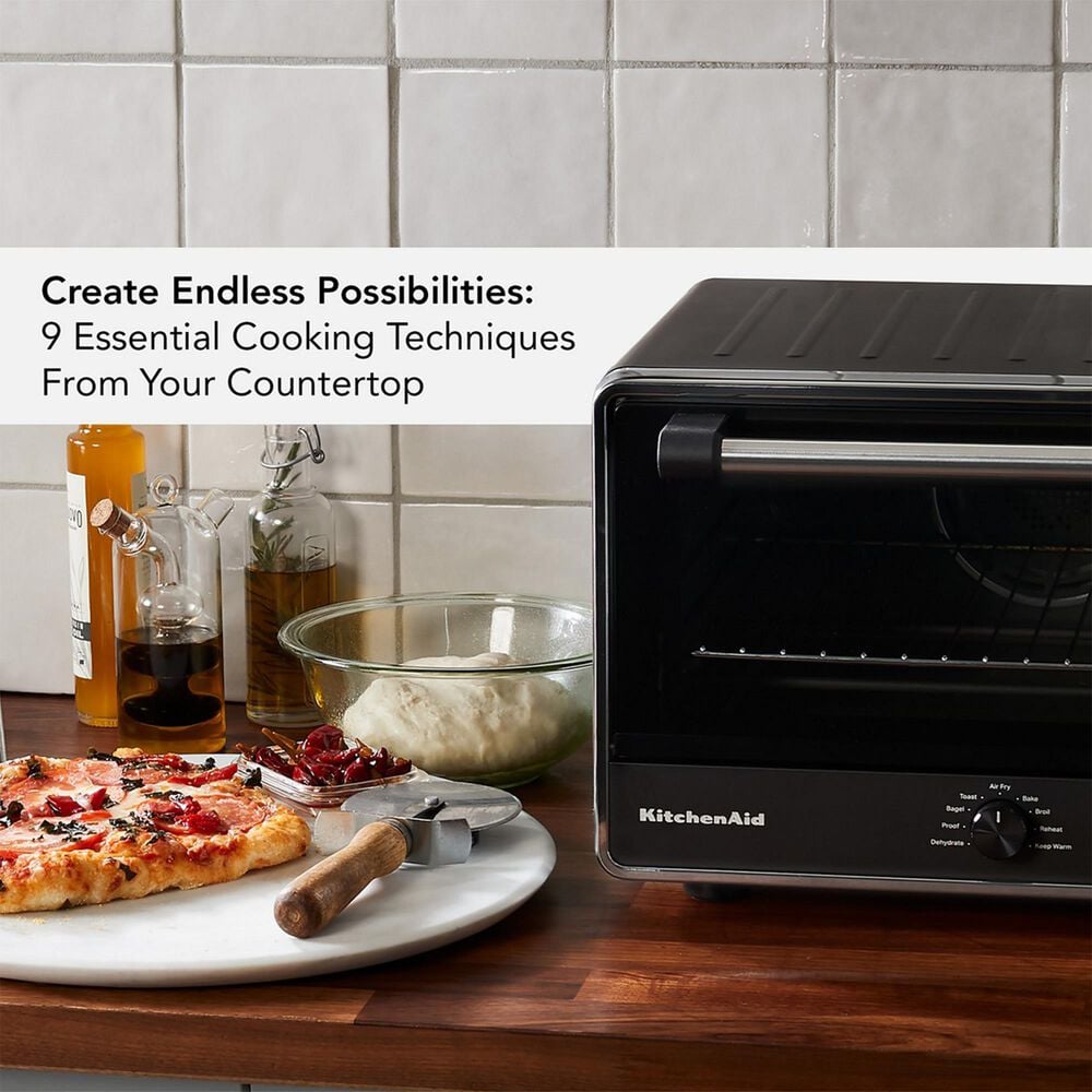 KitchenAid Digital Countertop Oven with Airfry in Matte Black