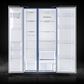Samsung 22 Cu. Ft. Side by Side Refrigerator with Touch Screen Family Hub in Stainless Steel, , large