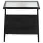 Porter Design Canberra Square End Table in Black, , large