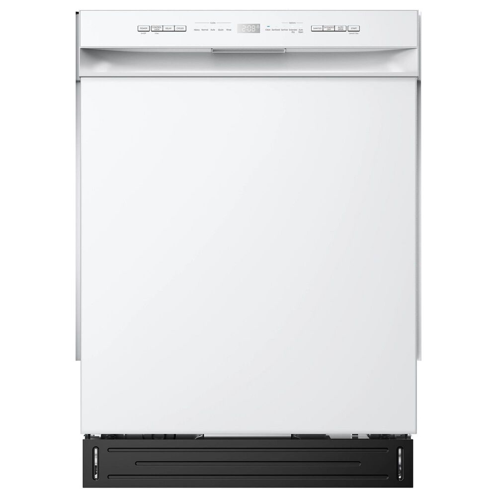 Midea 24" Built-In Front Control Dishwasher in White, , large