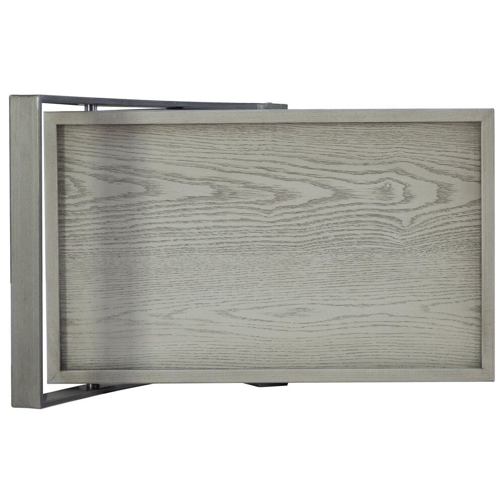 Linon Home Decor Ember Bar Cart in Pebble Gray and Pewter, , large