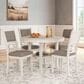 Ashley Erinberg 5-Piece Round Dining Set in Antique White, , large
