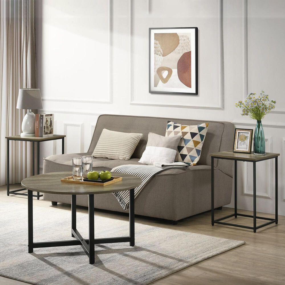 Mayberry Hill Tia 3-Piece Table Set in Brown and Black, , large