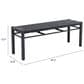 Zuo Modern Iska Bench in Black, , large