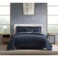 Sunday Citizen Snug Piped 20" Square Throw Pillow in Midnight and Dew, , large