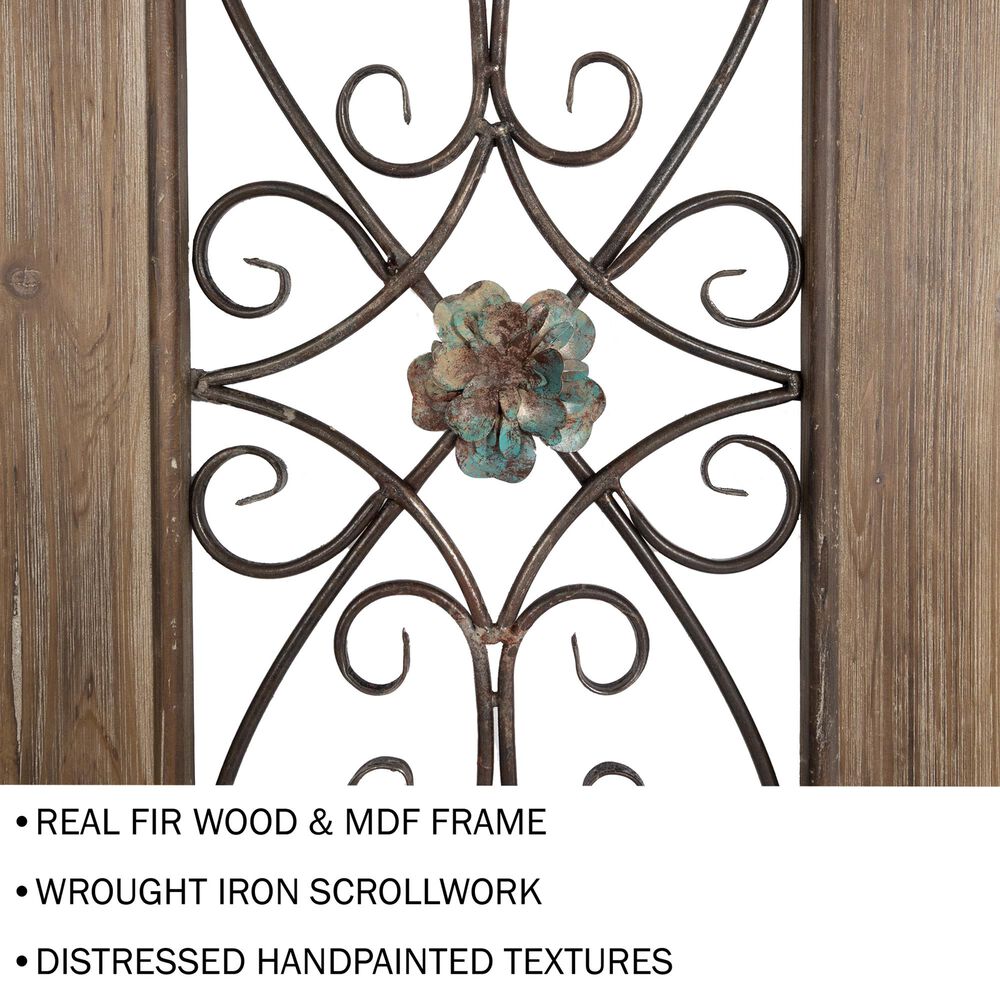 Timberlake Hastings Home 50&quot; Door Panel in Bronze Metal, , large
