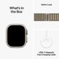 Apple Watch Ultra 2 GPS Cellular 49mm Titanium Case and Olive Alpine Loop Band - Small with 1-Year AppleCare+, , large