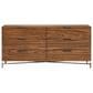 Bernhardt Loft Brasea 6 Drawer Dresser and Mirror in Lume, , large