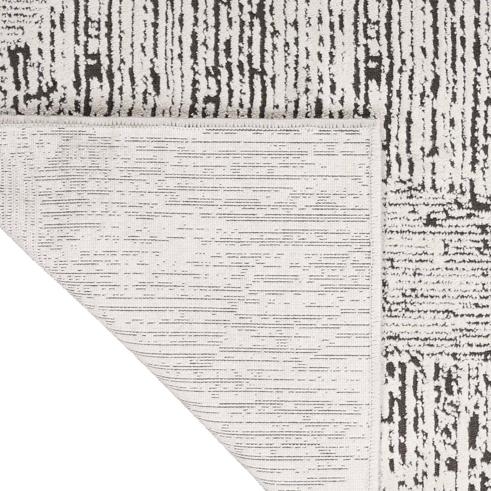 Nourison Irradiant 7&#39;10&quot; x 9&#39;10&quot; Cream and Black Area Rug, , large
