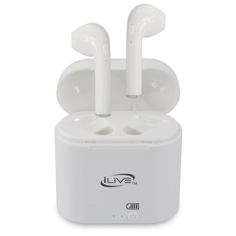 iLive True Wireless Bluetooth Earbuds in White, , large