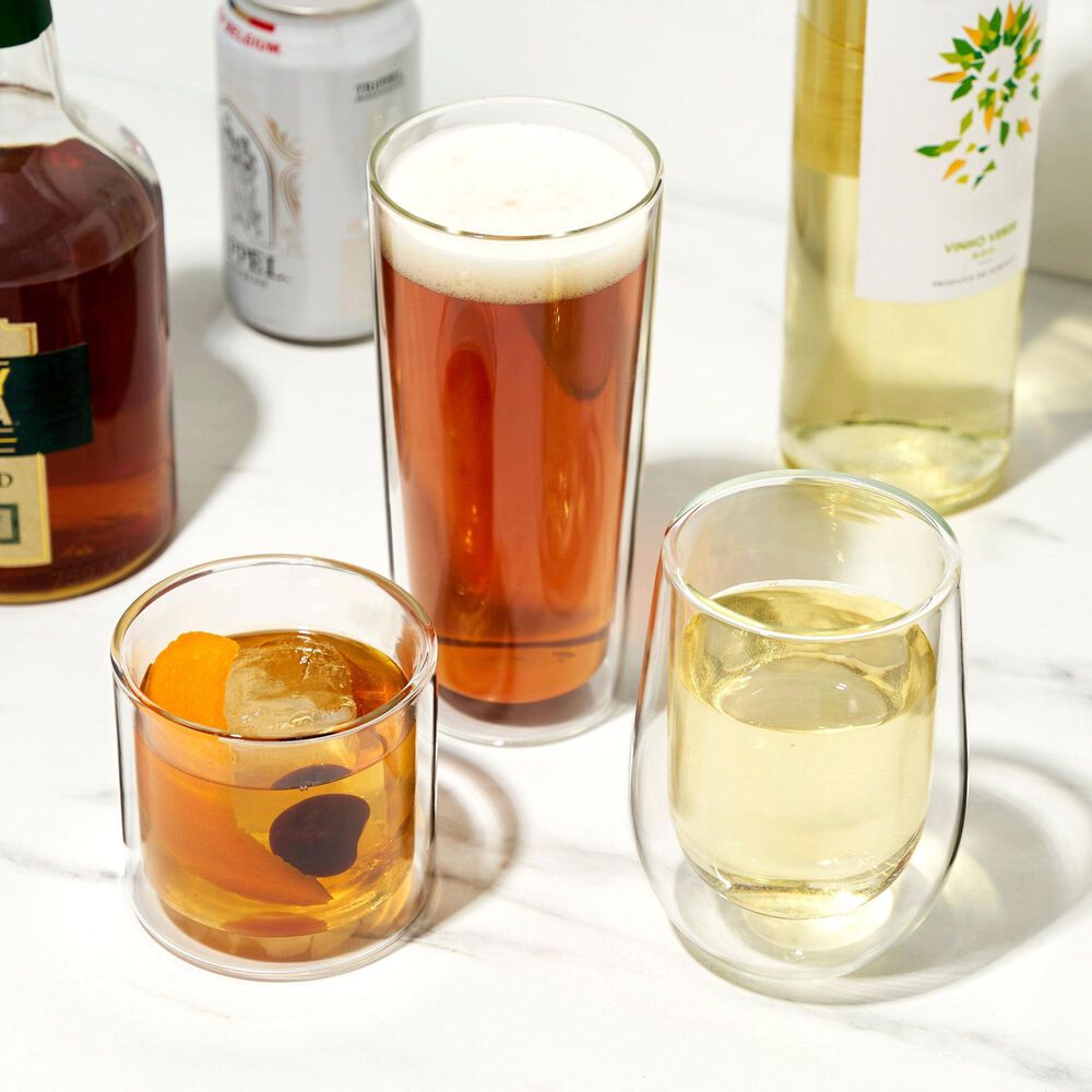 True Walled Old Fashioned Glasses in Clear &#40;Set of 2&#41;, , large