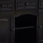 Linon Home Decor Pennfield Kitchen Island in Natural and Black Sand, , large