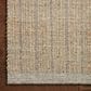 Loloi Cornwall 11"6" x 15" Light Grey and Natural Area Rug, , large