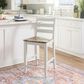 Linon Home Decor Colm Counter Stool in Light Grey and Warm Brown, , large