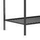 Pacific Landing Alevera Twin Over Twin Bunk Bed with Ladder in Matte Black, , large