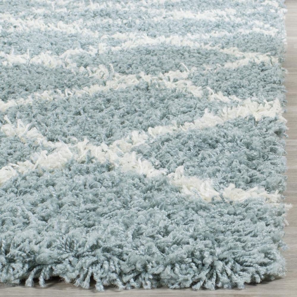 Safavieh Dallas Shag SGD258C-26 2&#39;3&quot; x 6&#39; Seafoam/Ivory Runner, , large