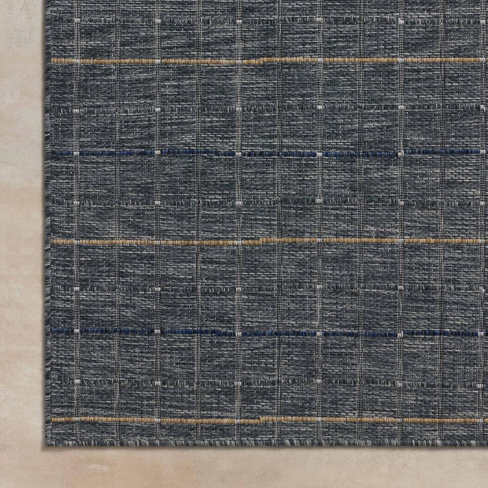 Loloi II Birch 2&#39;3&quot; x 3&#39;9&quot; Sky and Wheat Indoor/Outdoor Area Rug, , large