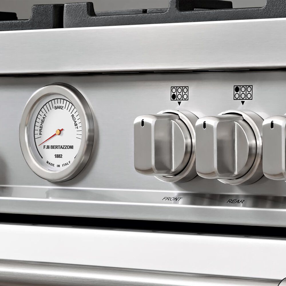Bertazzoni Master 4.7 Cu.Ft. Dual Fuel Range in Bianco Matt, , large