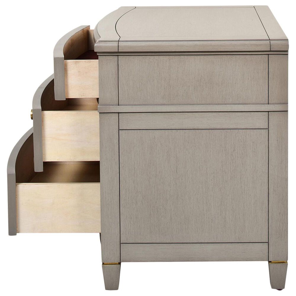 Jennifer Taylor Home Dauphin End Table in Grey Cashmere NFM