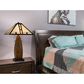 Cal Lighting Tiffany Table Lamp in Oak, , large