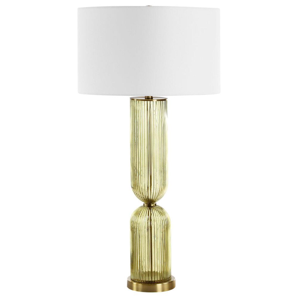 Uttermost Mirah Table Lamp in Olive and Brass, , large