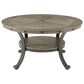 Linon Home Decor Franklin Cocktail Table in Pewter and Grey, , large