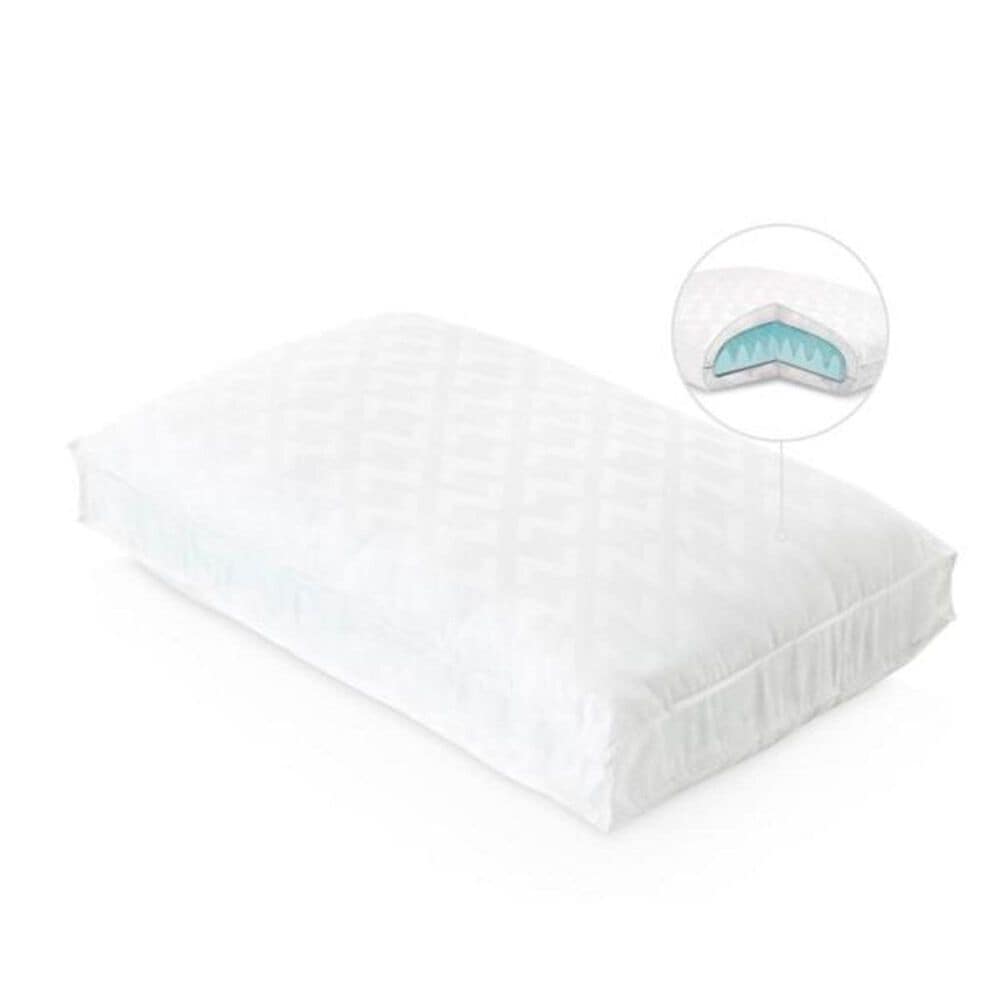 Malouf Gel Convolution Queen Pillow, , large
