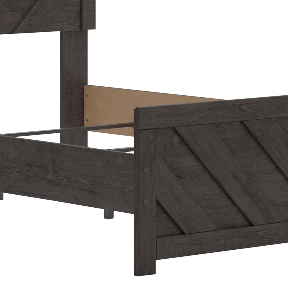 Ashley Prendonea Full Panel Bed in Dark Charcoal, , large