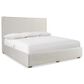 Bernhardt Sawyer King Upholstered Storage Bed in White, , large