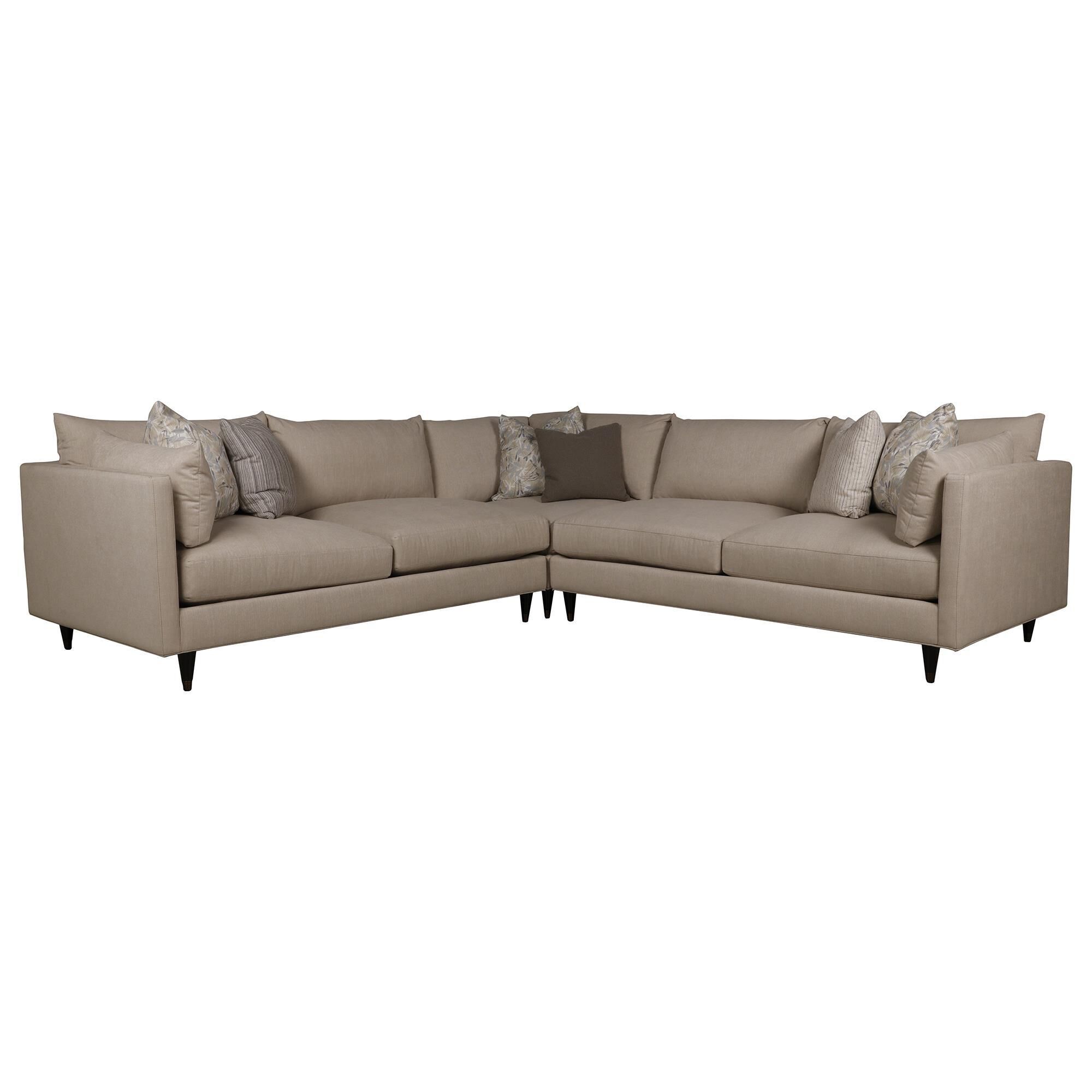 37B Pia 3 Piece L Shaped Sectional in Metaphor Winter NFM