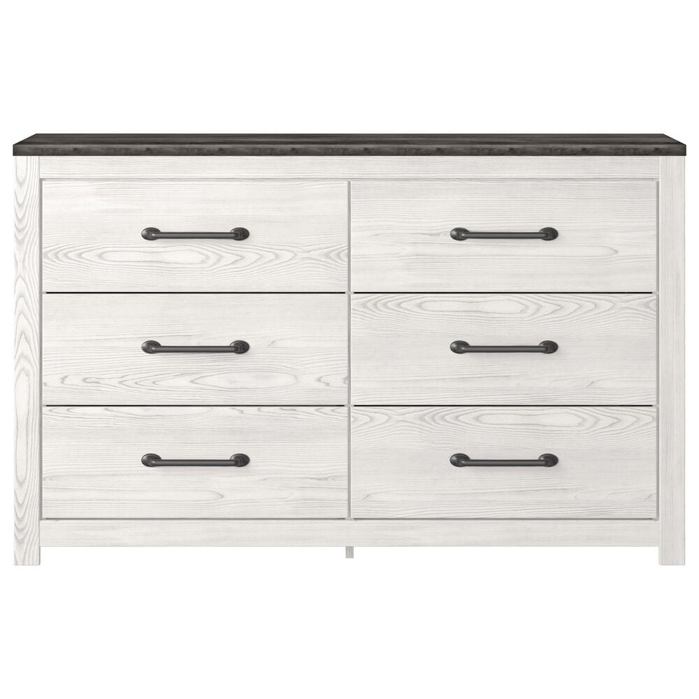 Ashley Gerridan 4-Piece Queen Bedroom Set in White and Gray, , large