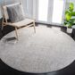 Safavieh Webster WBS314G 6"7" Round Grey and Beige Area Rug, , large