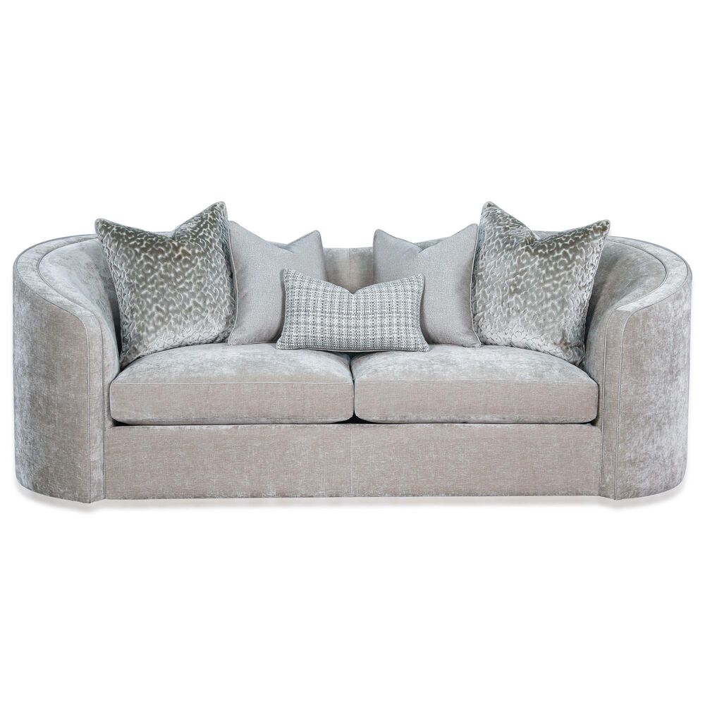 Aria Designs Naomi 95" Stationary Sofa in Dove, , large