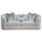 Aria Designs Naomi 95" Stationary Sofa in Dove, , large