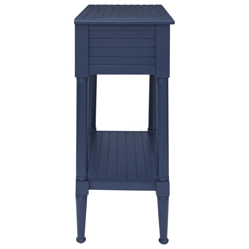 Linon Home Decor Seaboard Accent Table in Navy, , large