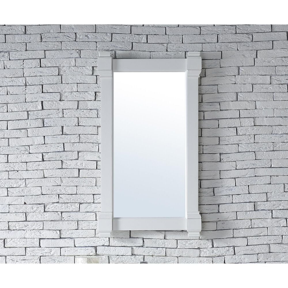 James Martin Vanities Brittany 22" Mirror in Bright White, , large