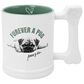 Pavilion 20 Oz Pug Person Mug in White, , large