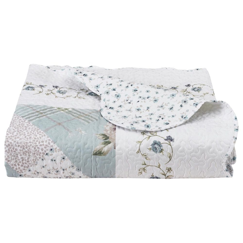 J. Queen New York Bungalow 3-Piece King/California King Quilt Set in Spa, , large