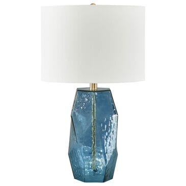 Ashley Tallow Glass Table Lamp in Blue, , large