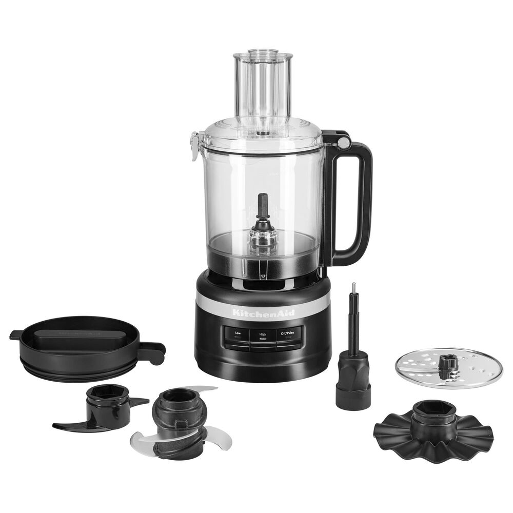 KitchenAid 9 Cup Food Processor in Black Matte, , large