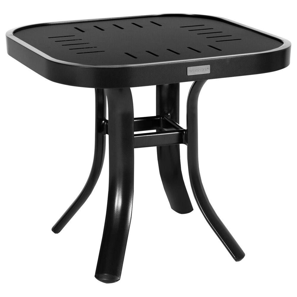 Winston Furniture Icon 5-Piece Patio Conversation Set in Cast Silver and Facade Brick, , large