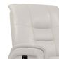 Simeon Collection Carnegie Power Recliner in Verona Ivory, , large