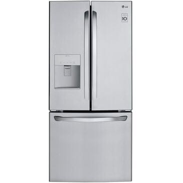 LG 26 Cu. Ft. 3-Door French Door Refrigerator with SmartThinQ in Stainless  Steel with Dual Icemaker