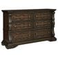 Millenium Maylee 4-Piece King Bedroom Set in Dark Brown, , large
