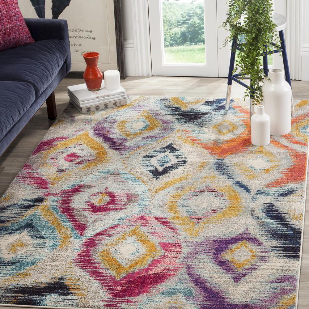 Safavieh Monaco MNC242F-10 10&#39; x 14&#39; Multi Area Rug, , large