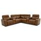 Palisade & Co. 7-Piece Immersive Sound Power Reclining Sectional in Venetian Honey, , large