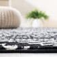 Safavieh Tulum 6" x 9" Black and Ivory Area Rug, , large