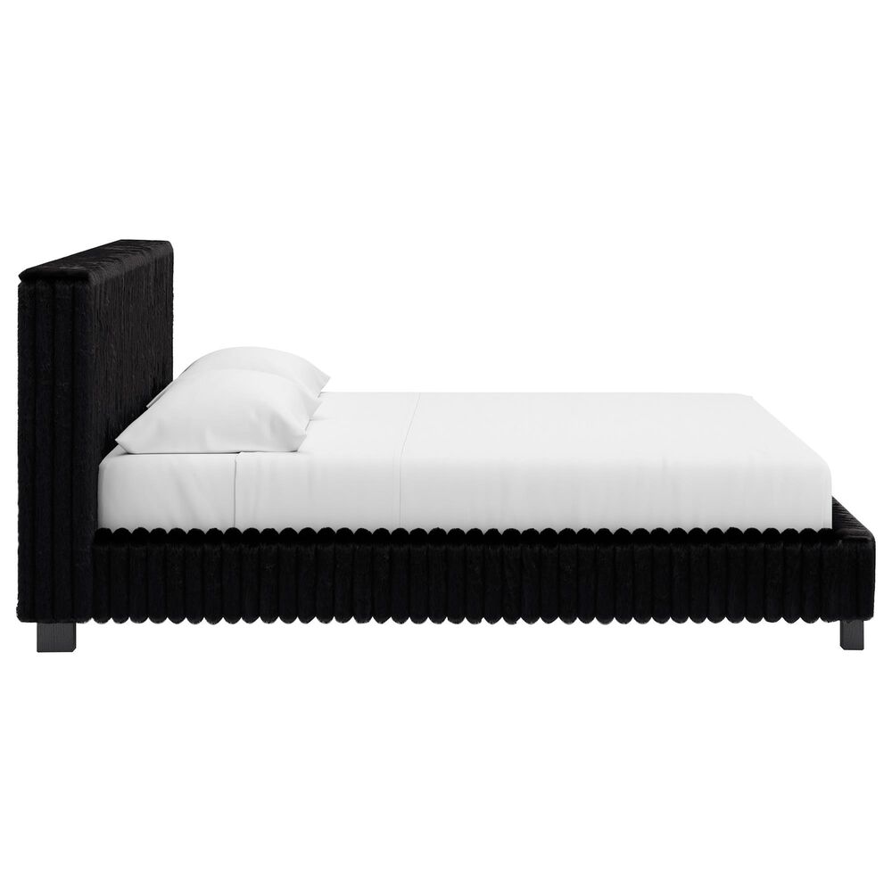 Ashley Zuraleus 3-Piece King Platform Bedroom Set in Matte Black, , large